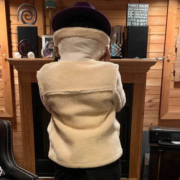 🛑✋🏾NWT Coach shearling coat - Picture 9 of 10